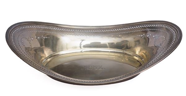 Tiffany, John C. Moore & Edward - Cestino ovoidale in argento Sterling