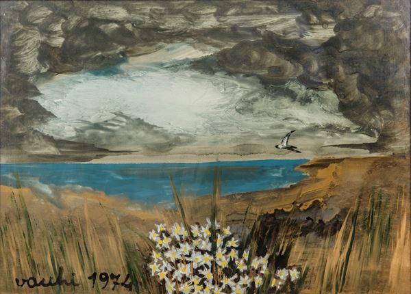 Sergio Vacchi - Fiori bianchi del pianeta
