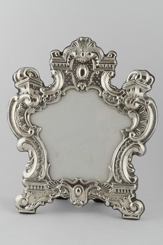 Wooden and silver frame