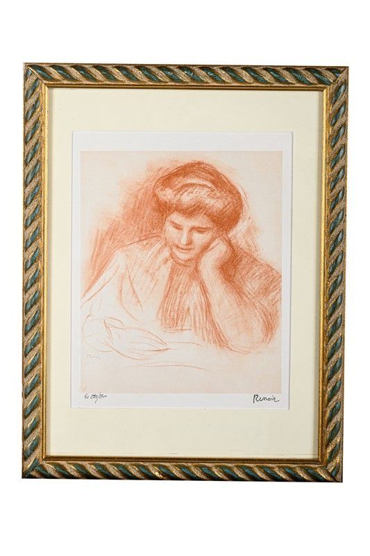 Pierre Auguste Renoir (1841-1919) &quot;Ritratto della donna&quot;