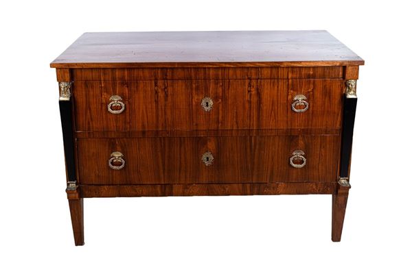 Empire period chest of drawers