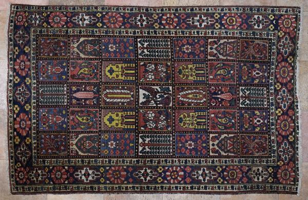 Bhaktiari carpet  (Seconda metà XX secolo)  - Auction Antiques and Modern Art Auction - DAMS Casa d'Aste