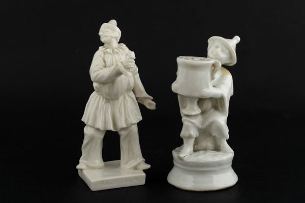 Pair of figures from the commedia dell&#39;arte