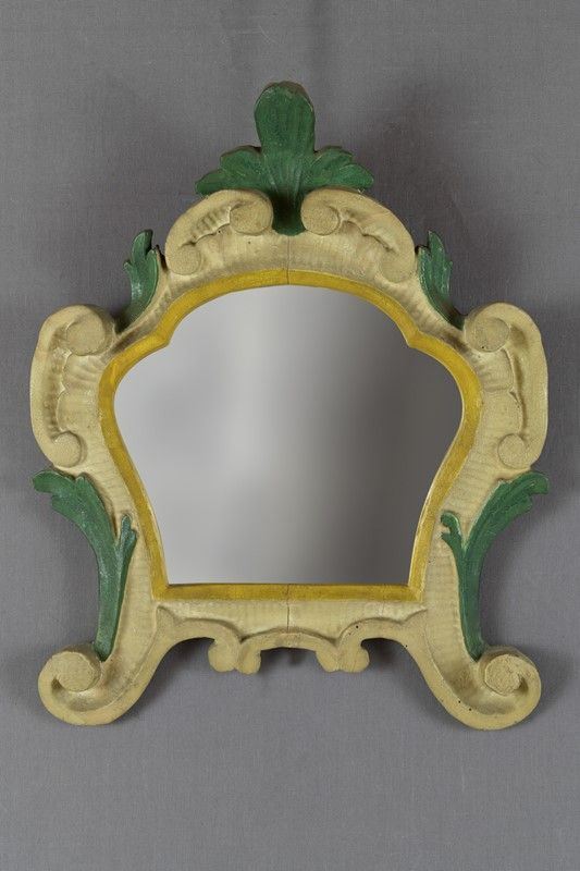 Baroque-shaped mirror