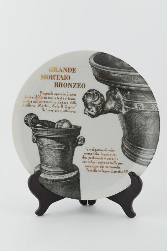 Plate of the &quot;Bronze Mortar&quot; series