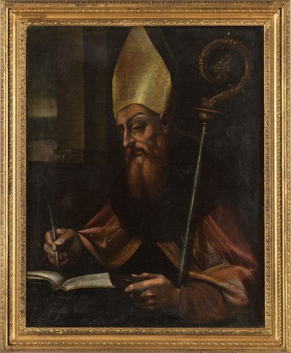 Portrait of a holy bishop