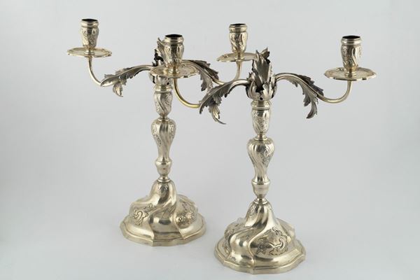 Pair of silver couple
